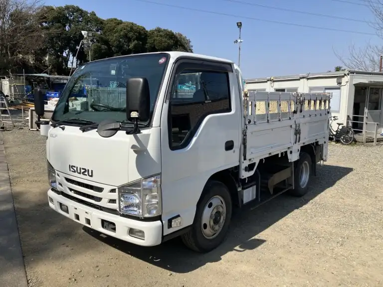いすゞ エルフ 小型 平ボディ パワーゲート 床鉄板｜画像1