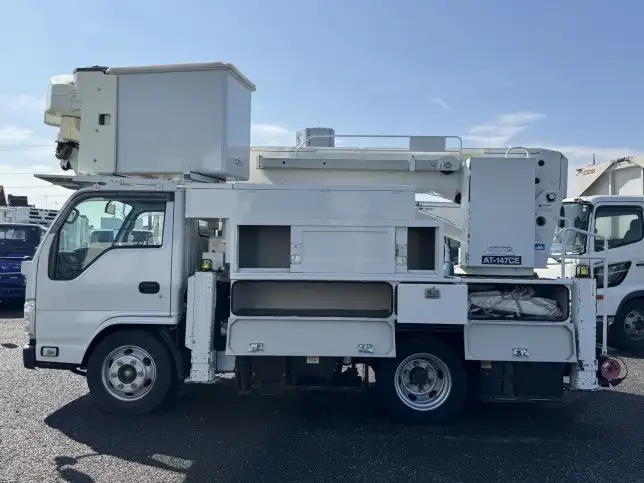 いすゞ エルフ 小型 高所・建柱車 高所作業車 PDG-NKR85YNの中古トラック画像7