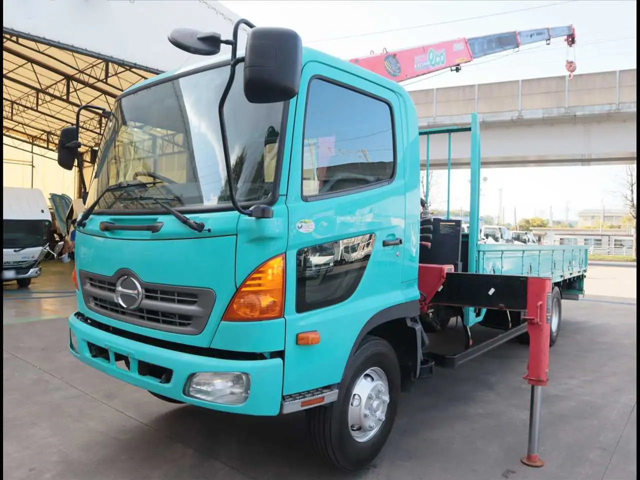 日野 レンジャー 中型/増トン クレーン付 4段 ラジコン｜画像1