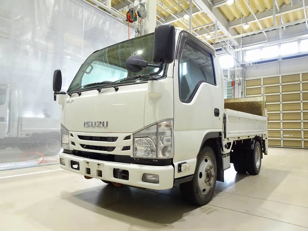 いすゞ エルフ 小型 平ボディ 10尺 TPG-NKS85A