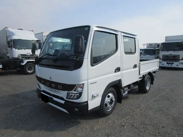 三菱 キャンター 小型 平ボディ Wキャブ 2RG-FBA20 の中古トラック【車両No.185289】