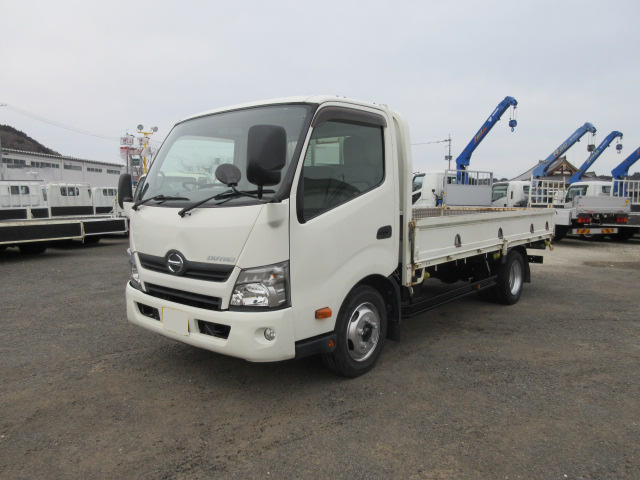 日野 デュトロ 小型 平ボディ ワイドロング TKG-XZU710M