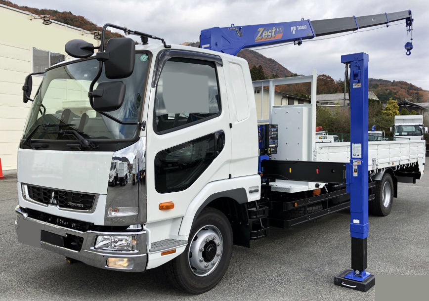 三菱 ファイター 中型/増トン 車両重機運搬 セルフローダー 2KG-FK62FZ