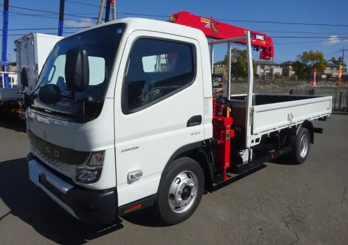 三菱 キャンター 小型 クレーン付 4段 ラジコン｜画像1