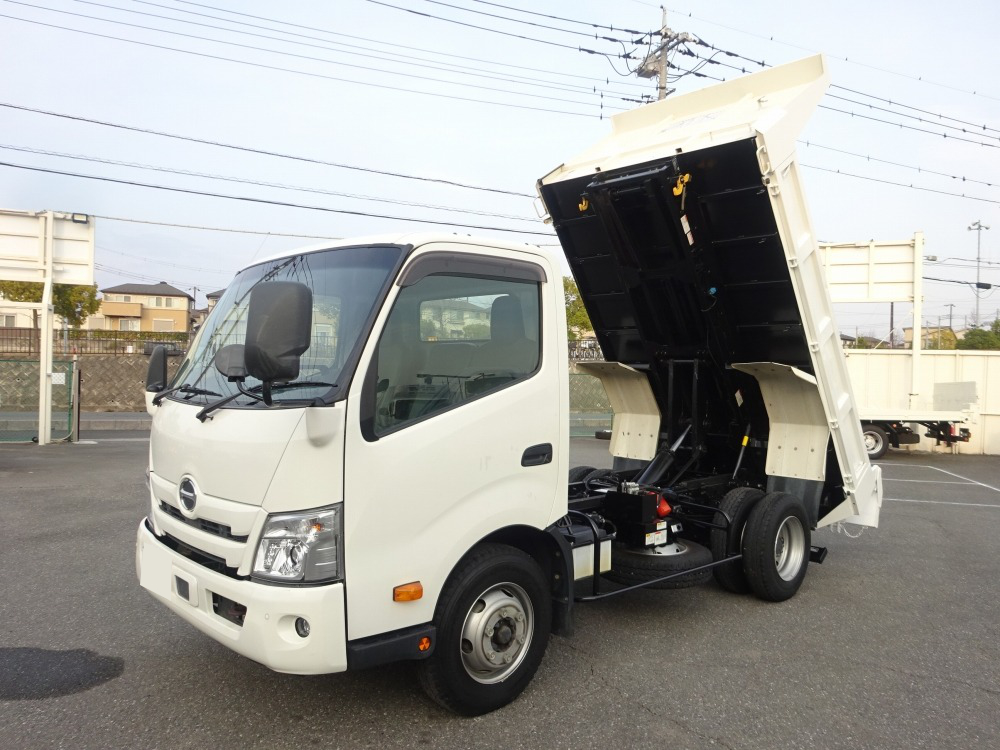 日野 デュトロ 小型 ダンプ ワイドセミ 2KG-XZU700X