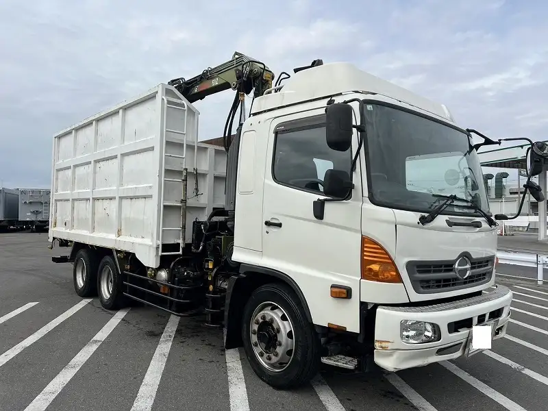 日野 レンジャー 中型/増トン クレーン付 ヒアブ ベッドの中古トラック画像3