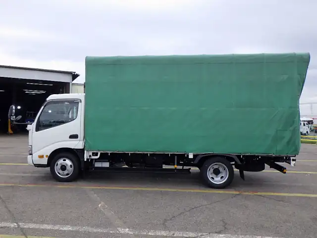 日野 デュトロ 小型 平ボディ 幌 TKG-XZC655Mの中古トラック画像4