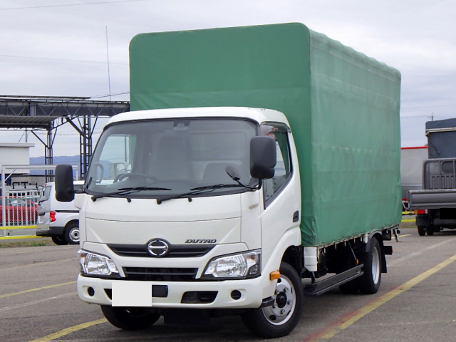 日野 デュトロ 小型 平ボディ ワイドロング TKG-XZC655M