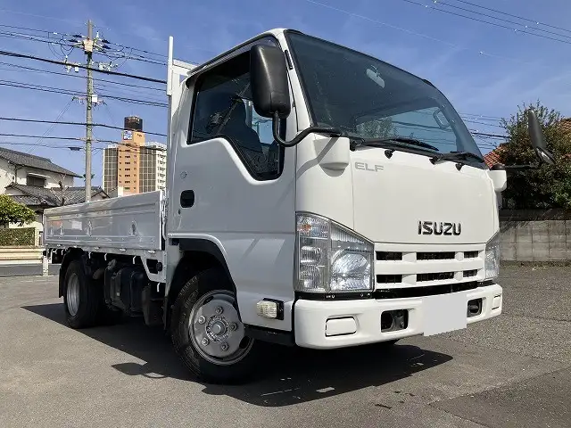 いすゞ エルフ 小型 平ボディ TKG-NJR85A H24の中古トラック画像2