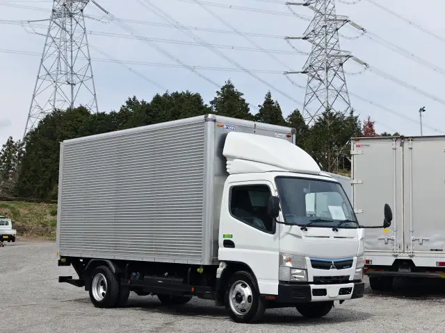 三菱 キャンター 小型 アルミバン パワーゲート サイドドア｜画像1