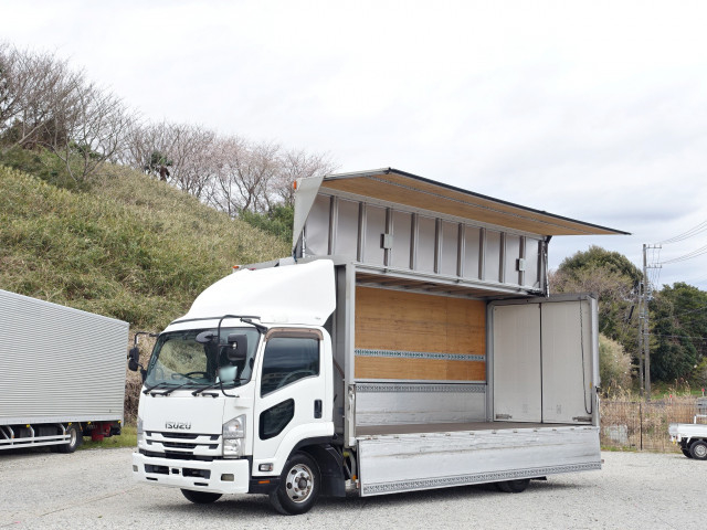 いすゞ フォワード 中型/増トン ウイング ワイド TKG-FRR90S2