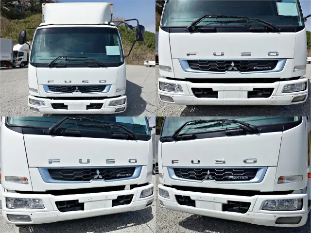 三菱 ファイター 中型/増トン ウイング ベッド 2KG-FK61Fの中古トラック画像2