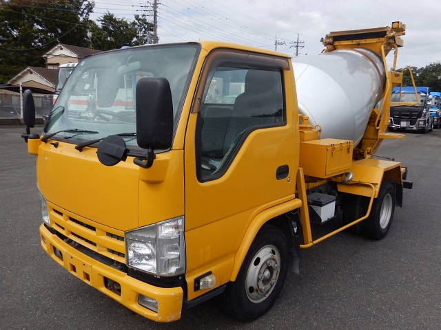 いすゞ エルフ 小型 ミキサー・ポンプ ミキサー車 TKG-NKR85N