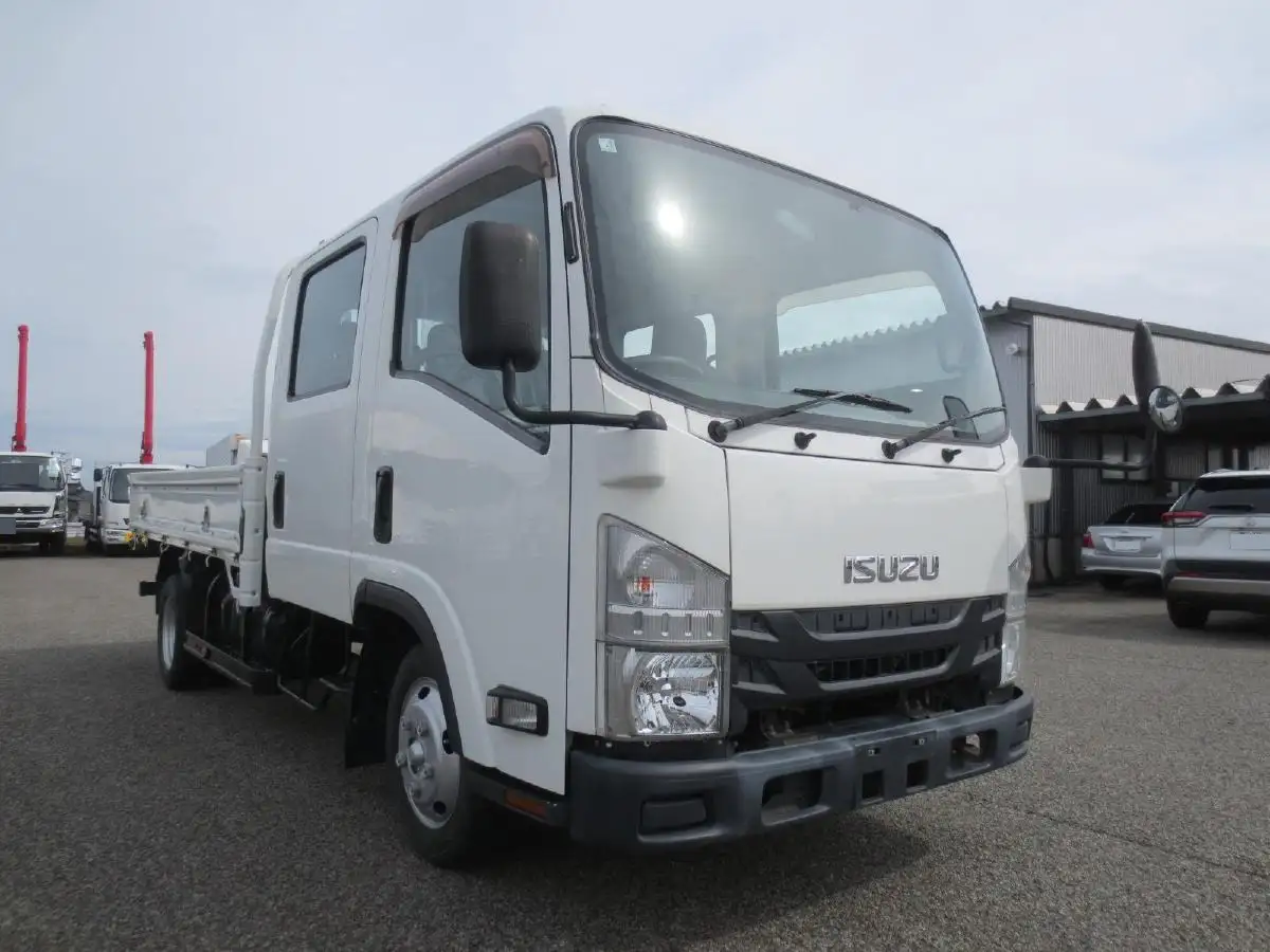 いすゞ エルフ 小型 平ボディ Wキャブ TPG-NLR85ARの中古トラック画像3