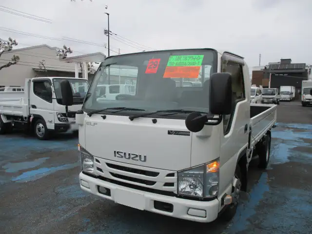 いすゞ エルフ 小型 平ボディ TRG-NJR85A H29｜画像1