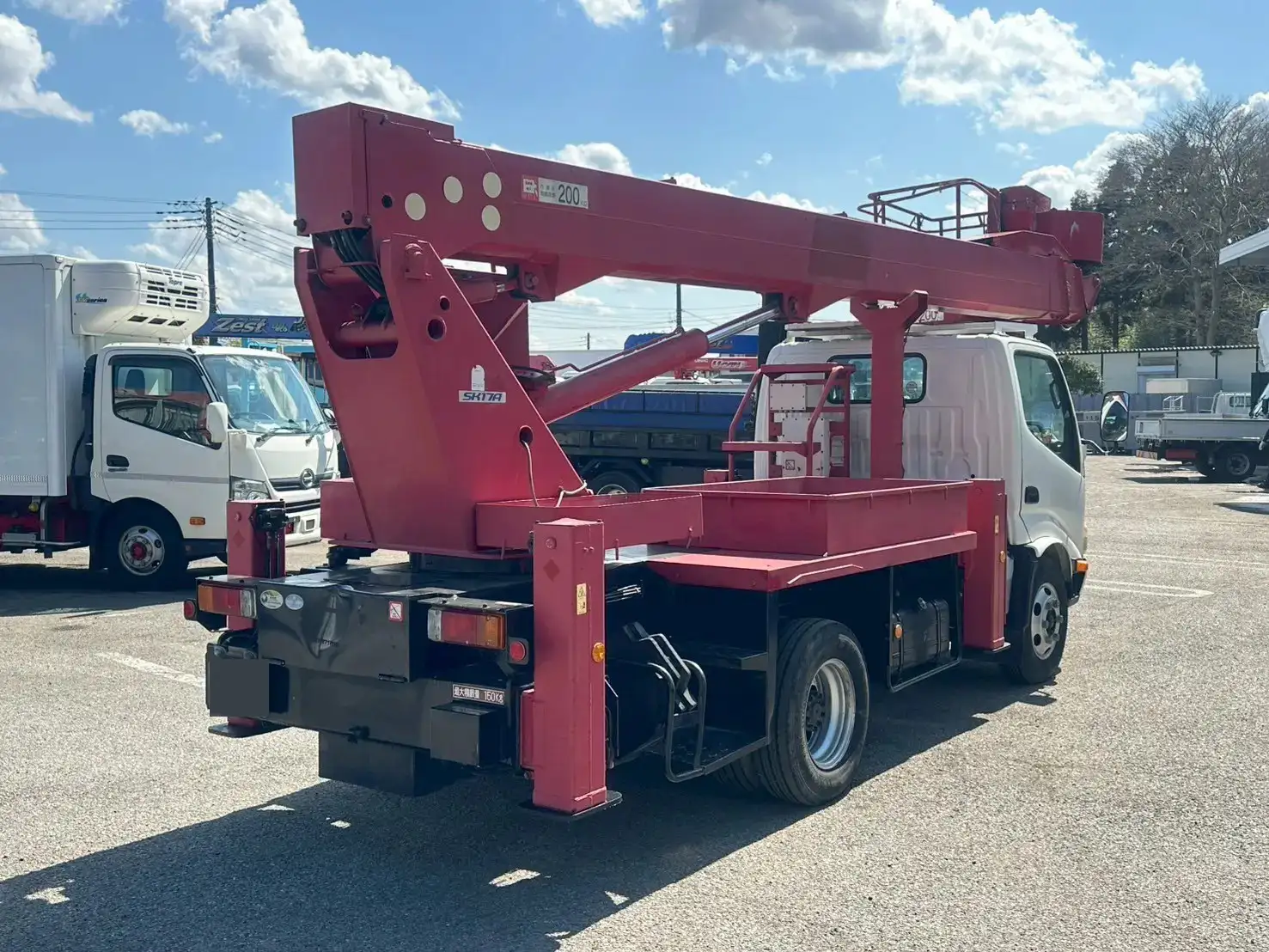 日野 デュトロ 小型 高所・建柱車 高所作業車 BDG-XZU334Mの中古トラック画像3