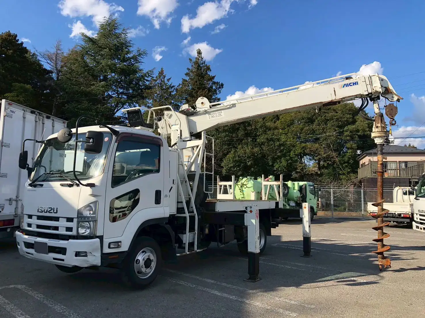 いすゞ フォワード 中型/増トン 高所・建柱車 建柱車 SKG-FRR90S1の中古トラック画像6