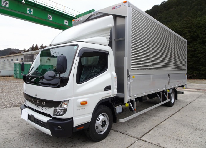 三菱 キャンター 小型 ウイング 超々ロング 2PG-FED90