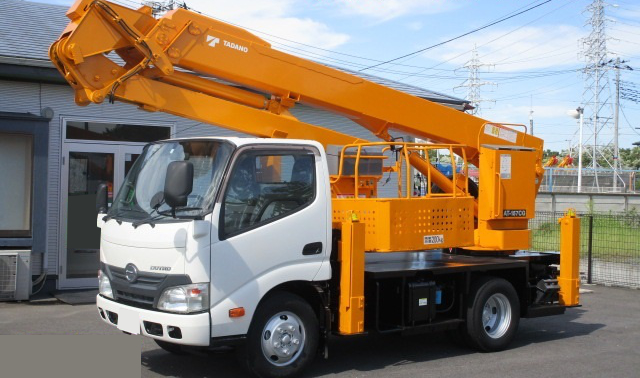 日野 デュトロ 小型 高所・建柱車 高所作業車 TKG-XZU600E
