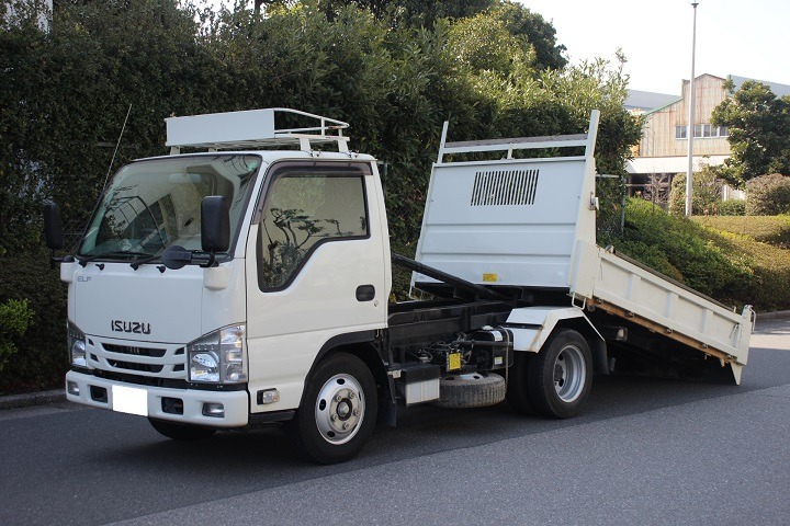 いすゞ エルフ 小型 ダンプ 10尺 2RG-NKR88AN