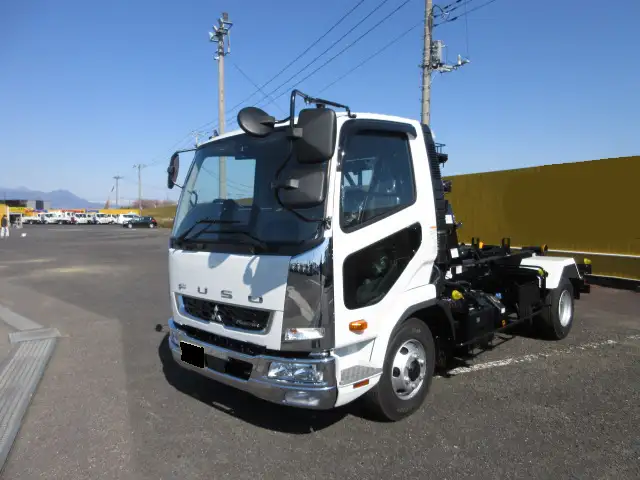 三菱 ファイター 中型/増トン アームロール ツインホイスト 2KG-FK72F の中古トラック【車両No.185809】