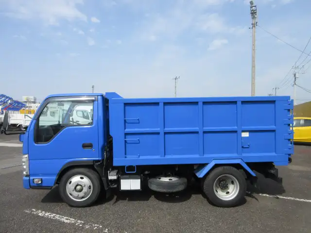 いすゞ エルフ 小型 ダンプ 土砂禁 ステンレス張りの中古トラック画像5