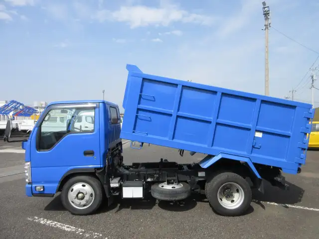いすゞ エルフ 小型 ダンプ 土砂禁 ステンレス張りの中古トラック画像6
