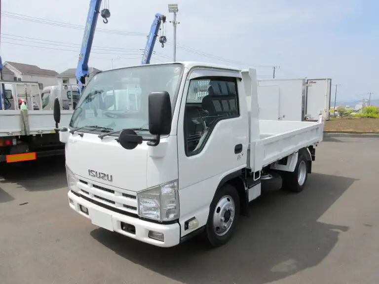 いすゞ エルフ 小型 ダンプ 強化 TKG-NJR85AD｜画像1