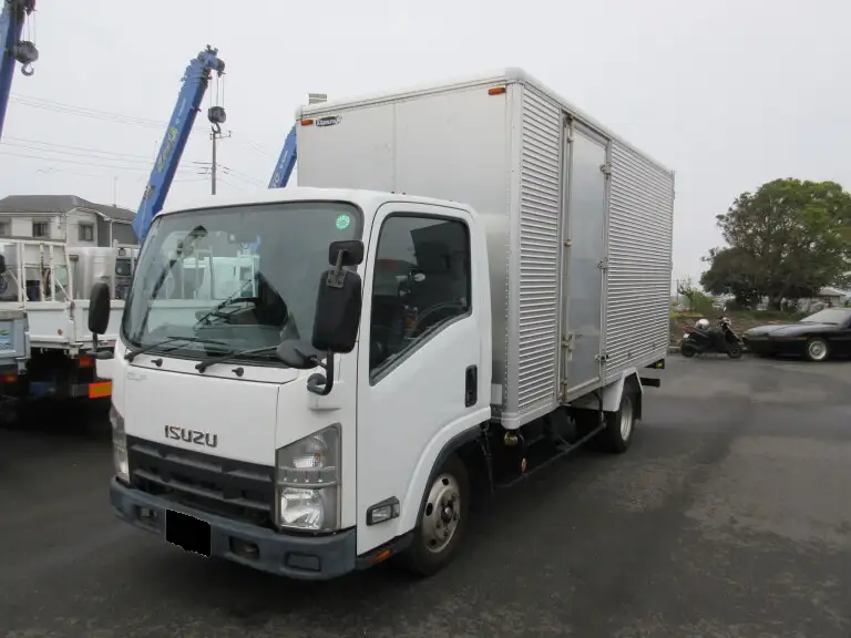 いすゞ エルフ 小型 アルミバン サイドドア BKG-NMR85ANの中古トラック画像1