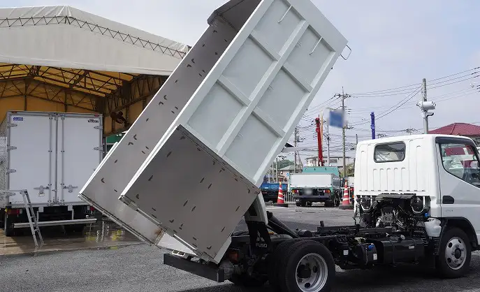 三菱 キャンター 小型 ダンプ 土砂禁 強化の中古トラック画像5