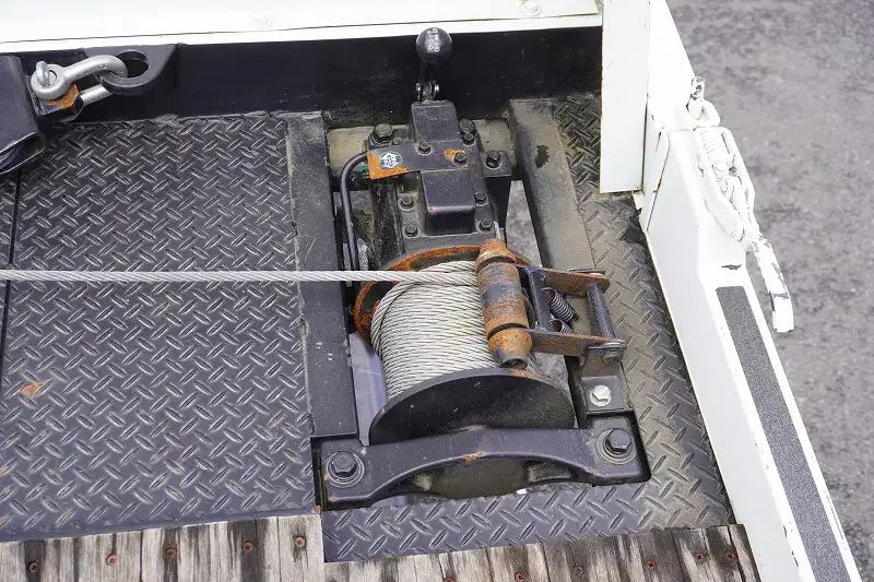 三菱 キャンター 小型 車両重機運搬 ラジコン ウインチの中古トラック画像9