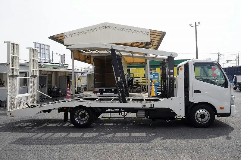 日野 デュトロ 小型 車両重機運搬 ラジコン ウインチの中古トラック画像2