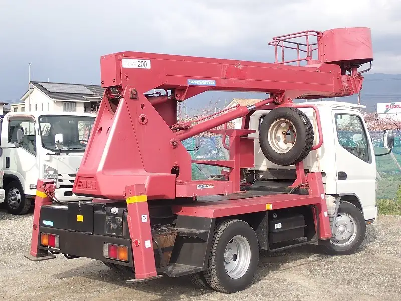三菱 キャンター 小型 高所・建柱車 高所作業車 PA-FE73DBの中古トラック画像4