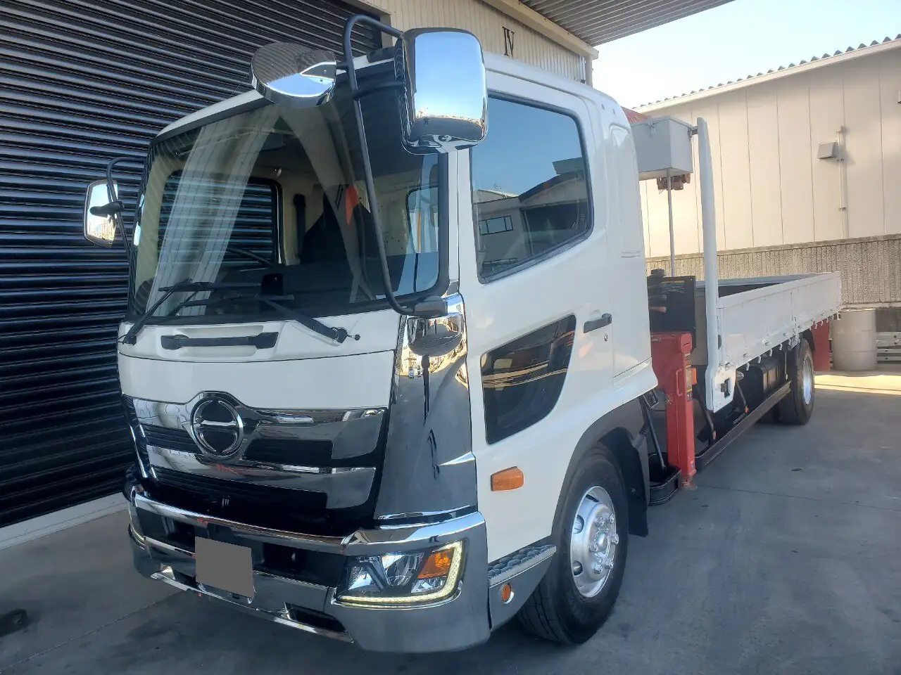日野 レンジャー 中型/増トン クレーン付 4段 ラジコン｜画像1