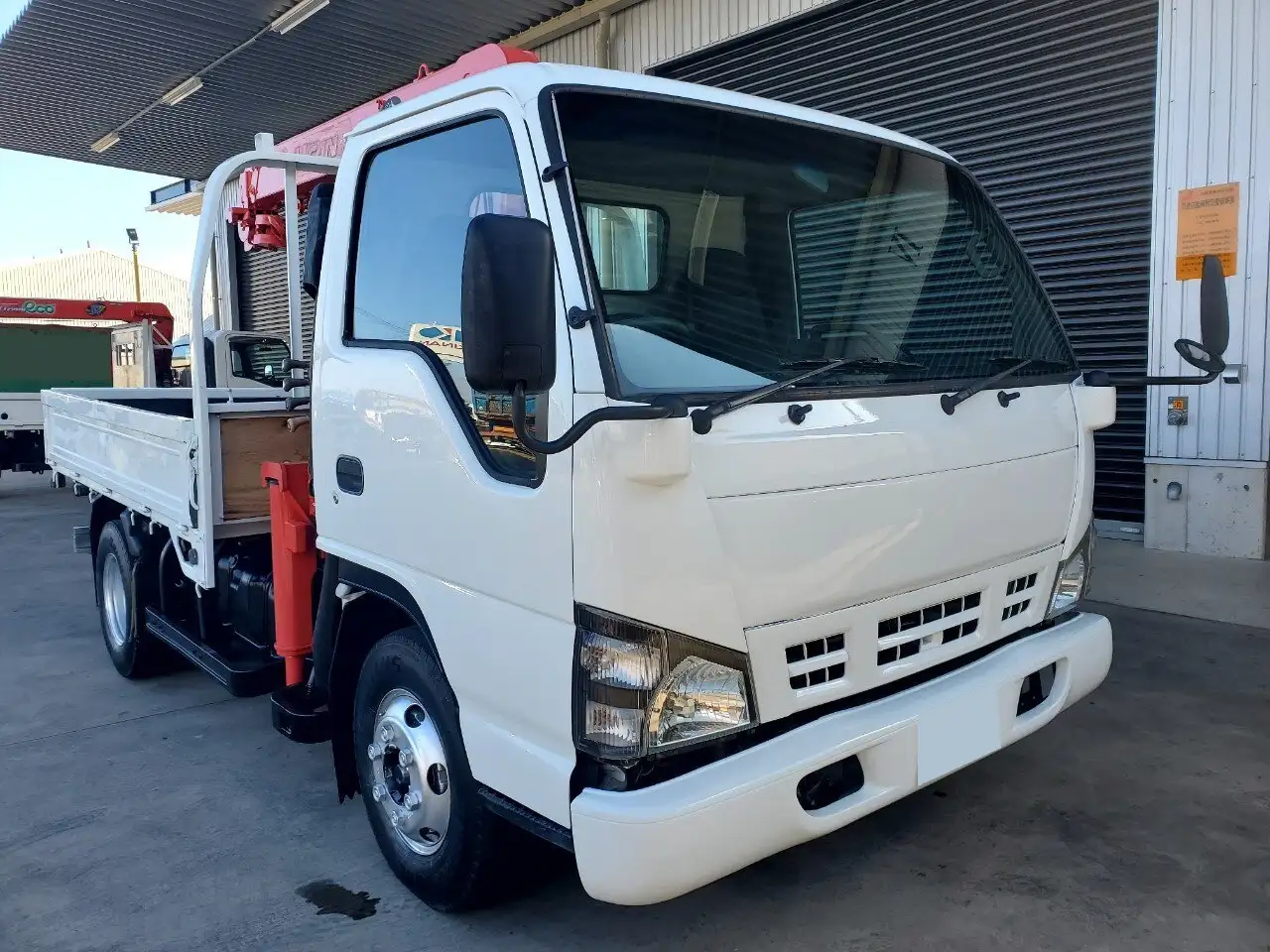 日産 アトラス 小型 クレーン付 床鉄板 3段の中古トラック画像3
