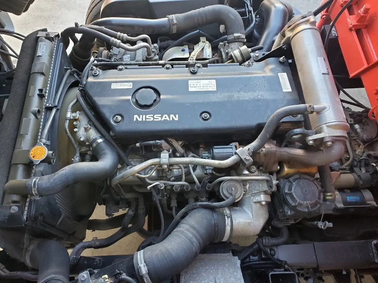 日産 アトラス 小型 クレーン付 床鉄板 3段の中古トラック画像19