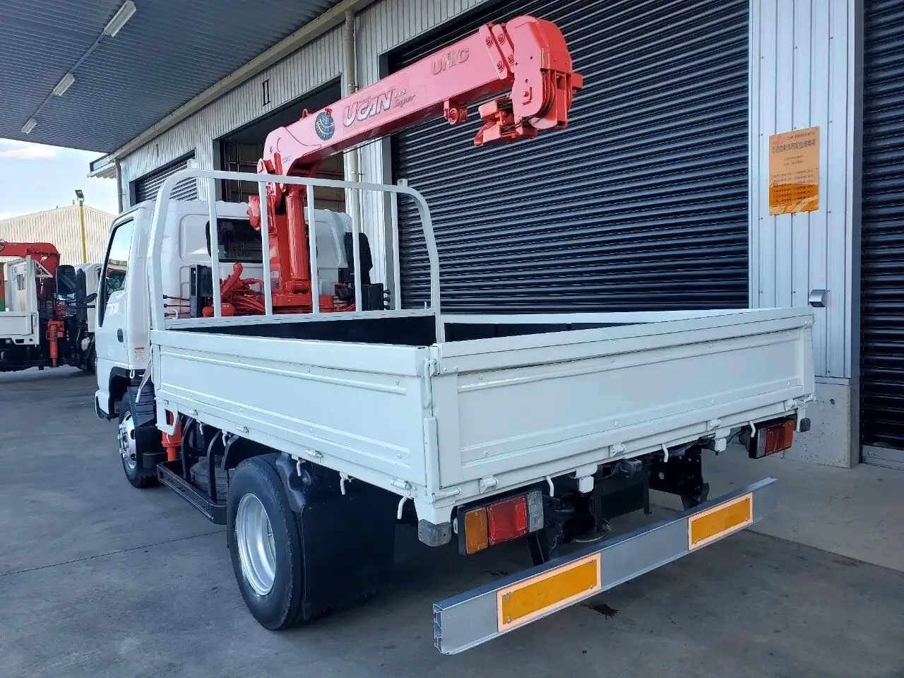 日産 アトラス 小型 クレーン付 床鉄板 3段の中古トラック画像6