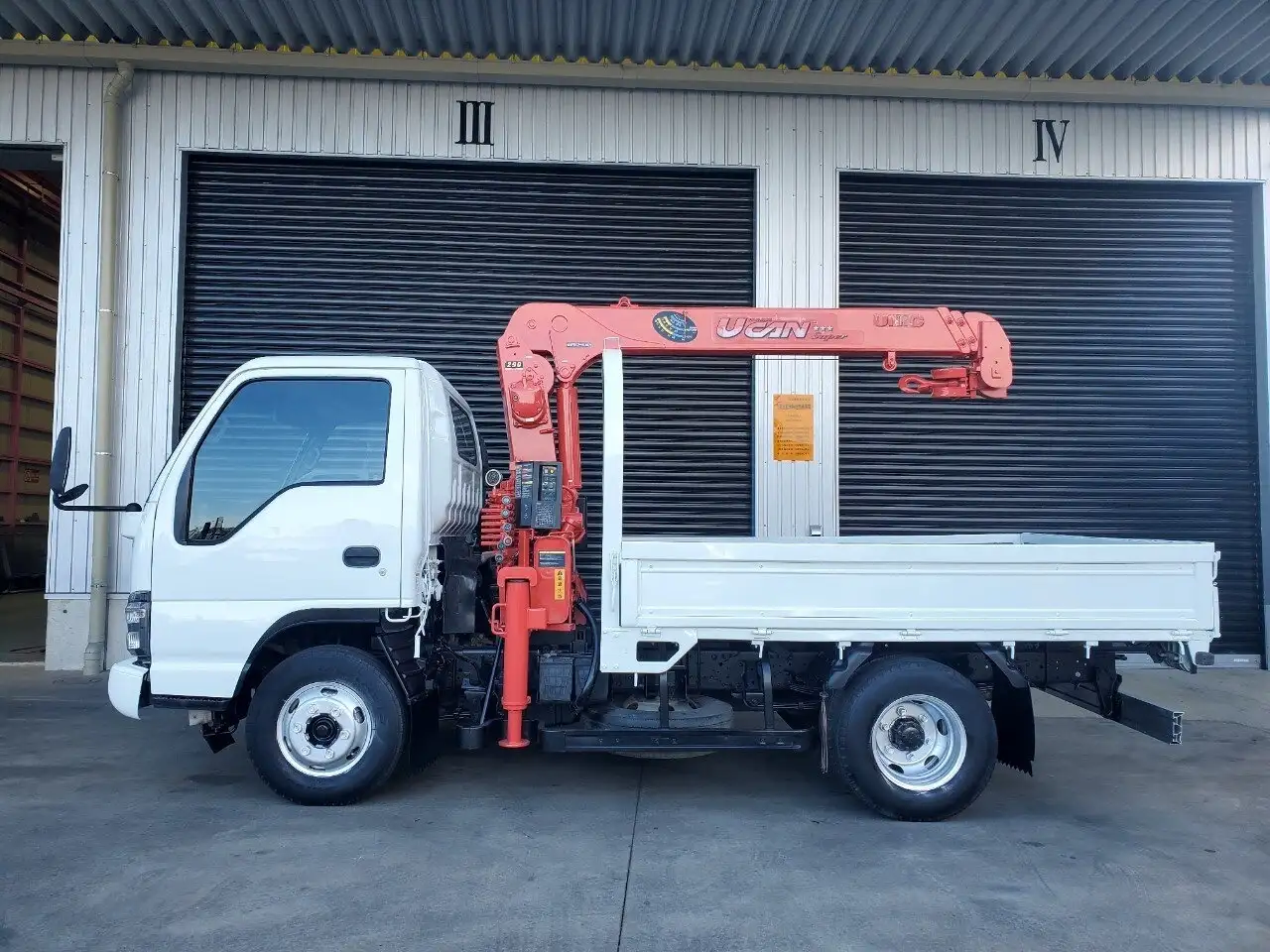 日産 アトラス 小型 クレーン付 床鉄板 3段の中古トラック画像4