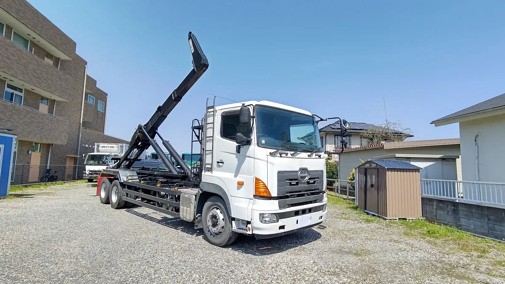 日野 プロフィア 大型 アームロール ツインホイスト QDG-FS1EWBAの中古トラック画像2