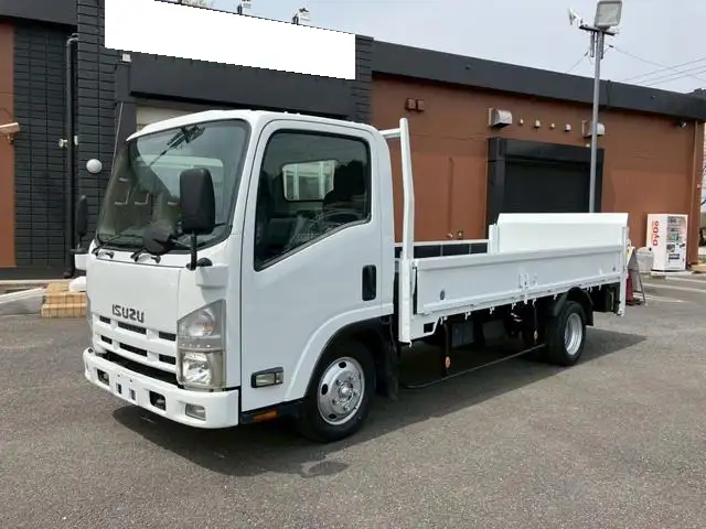 いすゞ エルフ 小型 平ボディ パワーゲート ｜画像1