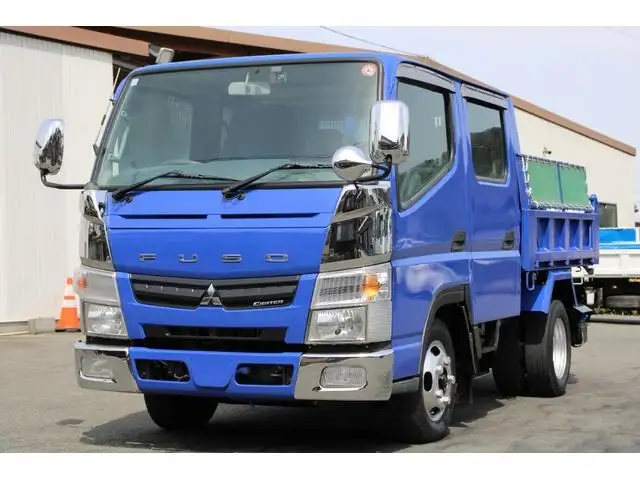 三菱 キャンター 小型 ダンプ Wキャブ コボレーンの中古トラック画像1