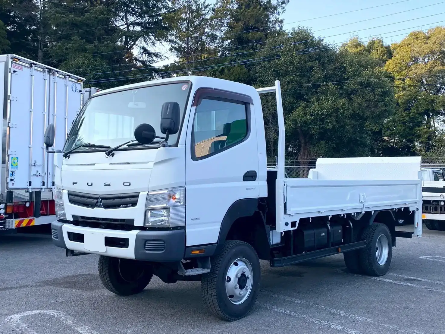 三菱 キャンター 小型 平ボディ パワーゲート TKG-FGB70｜画像1