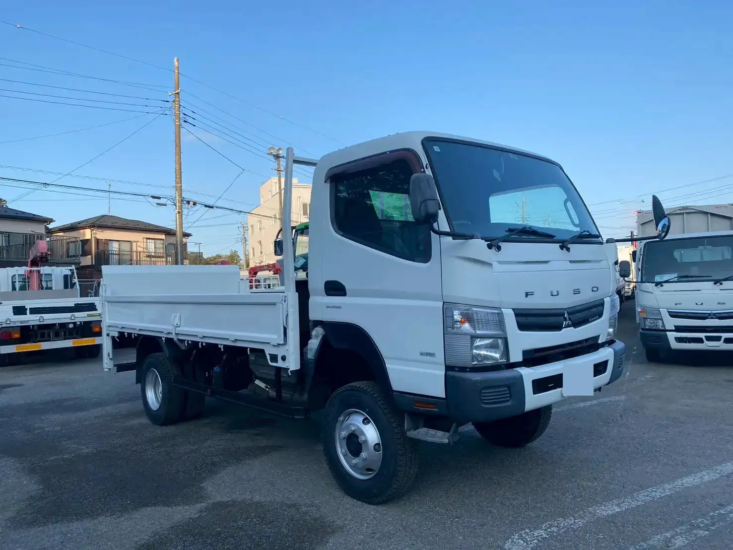 三菱 キャンター 小型 平ボディ パワーゲート TKG-FGB70の中古トラック画像2