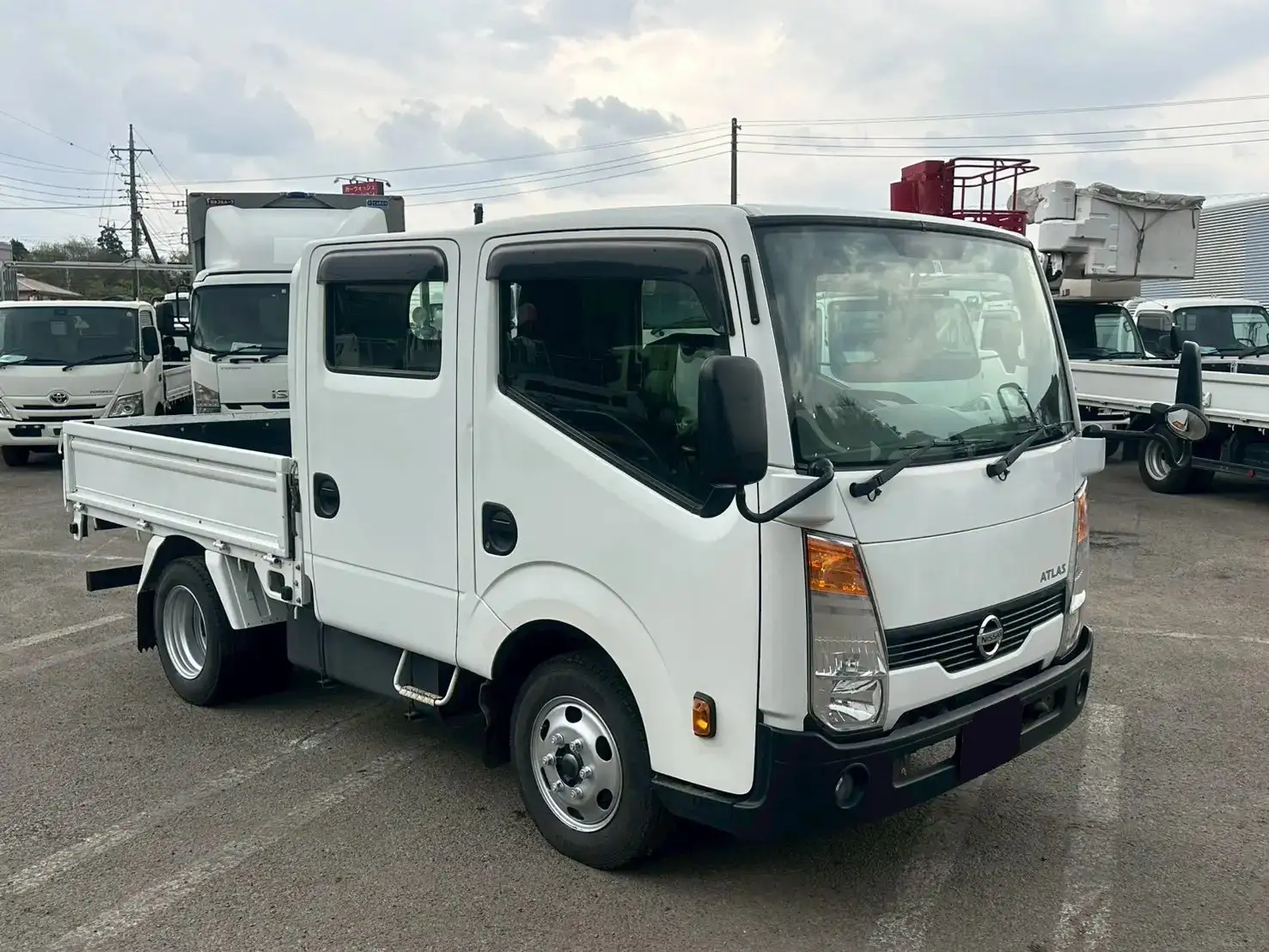 日産 アトラス 小型 平ボディ Wキャブ CBF-SQ2F24の中古トラック画像2