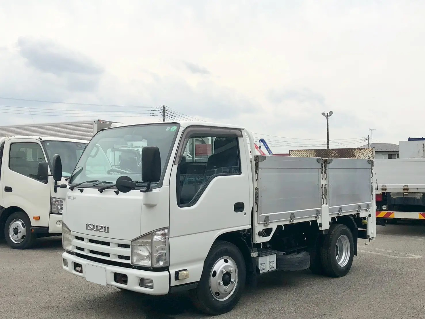 いすゞ エルフ 小型 平ボディ 10尺 TKG-NKR85A