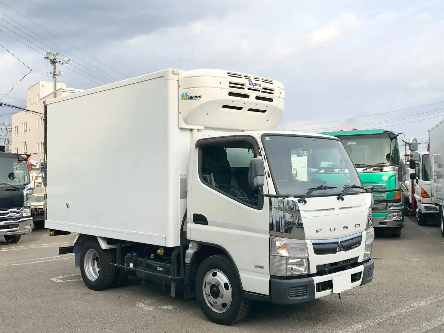 三菱 キャンター 小型 冷凍冷蔵 低温 床ステンの中古トラック画像2