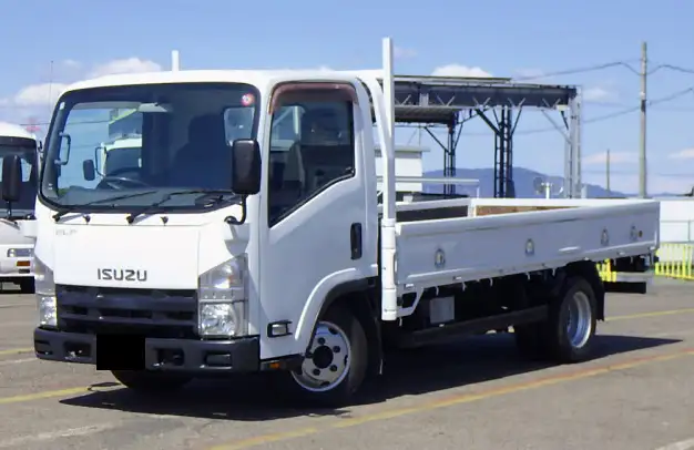 いすゞ エルフ 小型 平ボディ TKG-NLR85AR H24｜画像1