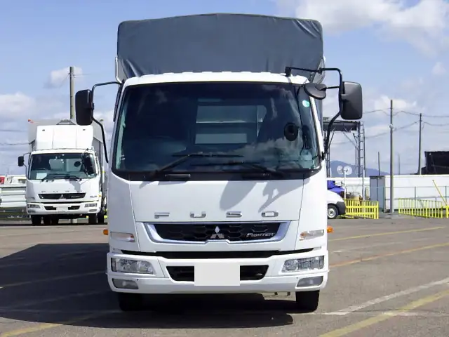三菱 ファイター 中型/増トン 平ボディ 幌 アルミブロックの中古トラック画像2