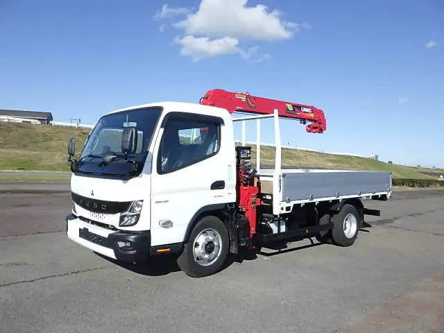 三菱 キャンター 小型 クレーン付 アルミブロック 4段の中古トラック画像1