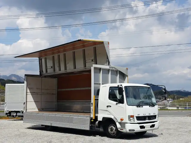 三菱 ファイター 中型/増トン ウイング ベッド TKG-FK61F｜画像1